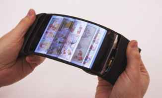 ابتكار هاتف ذكي قابل للطي ويتفاعل مع حركة الجسد