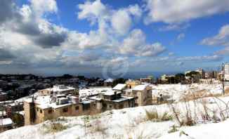 النشرة: تساقط الثلوج وتدن كبير في درجات الحرارة في عدد من المناطق اللبنانية 