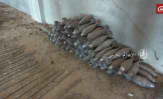 النشرة: الجيش السوري عثر على مستودعات اسلحة والغام بمراكز داعش بريف حمص