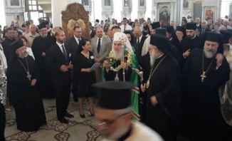بطريرك صربيا بدأ زيارته الى دمشق بزيارة الكنيسة المريمية في باب شرقي