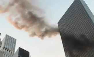 حريق في برج ترامب وسط مانهاتن بنيويورك
