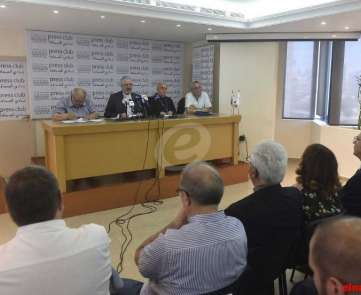 مؤتمر صحافي لجمعية أصدقاء الجامعة اللبنانية في نادي الصحافة