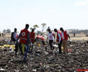 تحطم طائرة إثيوبية متوجهة إلى كينيا ومقتل جميع ركابها