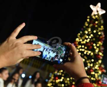 اضاءة شجرة العيد في مار مخايل - محمد سلمان