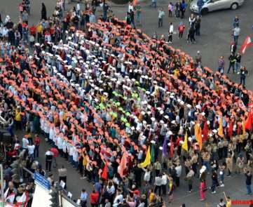 تظاهرة شعبية في صيدا بمناسبة الاستقلال