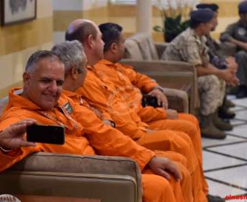 الحريري التقى وفدا من ضباط سلاح الجو الأردني