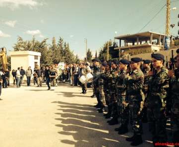تشييع عسكري في الجيش اللبناني 