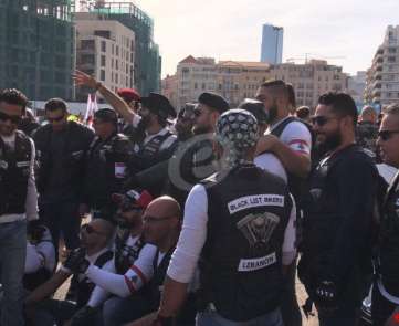 مواكب دراجات انطلقت من بيروت الى البقاع والشمال في اطار احتفالات الجيش بالإستقلال