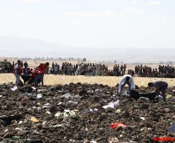 تحطم طائرة إثيوبية متوجهة إلى كينيا ومقتل جميع ركابها