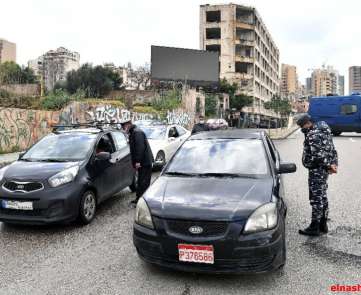 جولة لتفقد الإغلاق العام في بيروت 