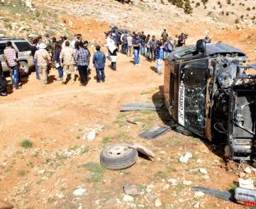 آلية لجبهة النصرة استولى عليها حزب الله في منطقة الخشعات