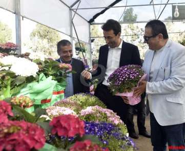 افتتاح سوق الأزهار والشتول في الكرنتينا