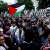 الاف الأشخاص تظاهروا في باريس احتجاجاً على الغارات الإسرائيلية على مدينة رفح