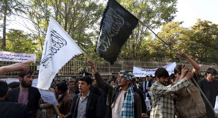 مظاهرات بضواحي كابول احتجاجا على إساءة القوات الأميركية لمقدسات الإسلام