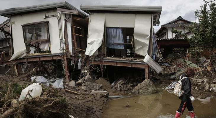ارتفاع حصيلة ضحايا إعصار اليابان إلى 74 قتيلا