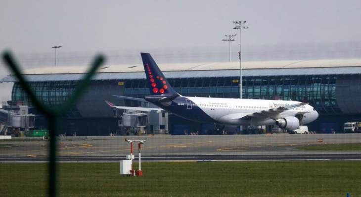 إخلاء طائرة في مطار بروكسل بسبب إنذار عن وجود قنبلة
