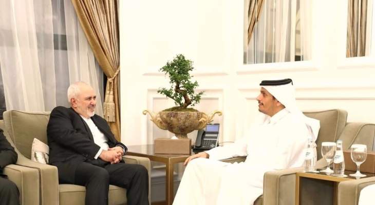 وزير خارجية قطر استعرض مع نظيره الإيراني بالدوحة العلاقات الثنائية والملفات المشتركة