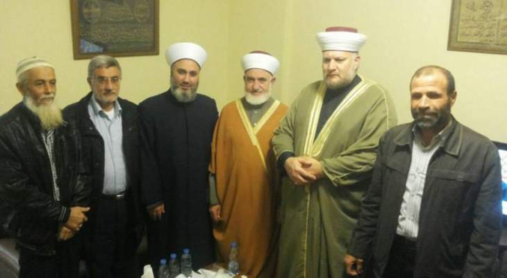 مجلس علماء فلسطين في لبنان يستقبل وفدا من جمعية المشاريع الإسلامية 