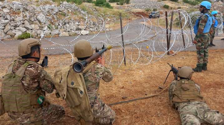 الجيش اللبناني: ننفذ انتشارًا في المنطقة الحدودية في كفرشوبا بمواجهة العدو الإسرائيلي