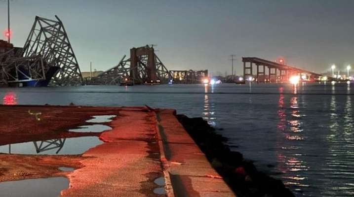 مسؤول أميركي: ما يصل إلى 20 شخصًا في المياه بعد انهيار جسر بالتيمور