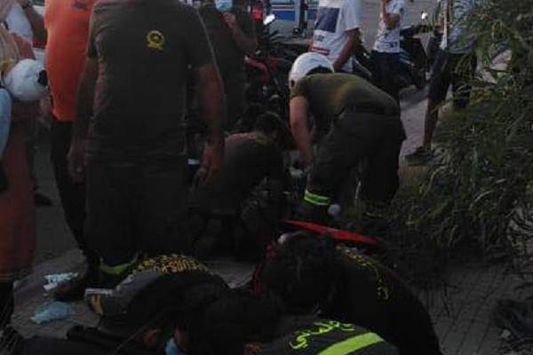 الدفاع المدني: 4 جرحى جراء انزلاق دراجة نارية على أوتوستراد الكوستا برافا