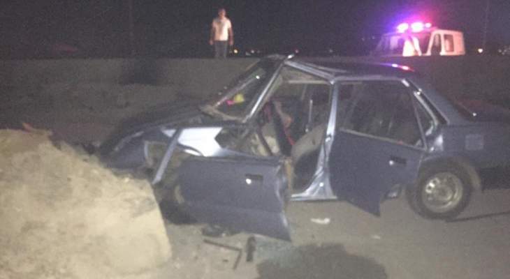الدفاع المدني: سبعة جرحى اثر حادث سير على الأوتوستراد العربي في تعنايل