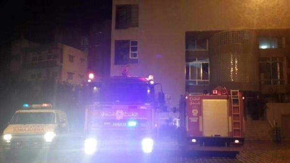 الدفاع المدني اخمد حريقا شب داخل مكتب كلية الزراعة بجامعة الروح القدس