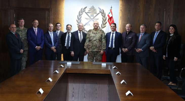 قائد الجيش أكد أمام فريق العمل الأميركي من أجل لبنان استمراره في تحمل مسؤولياته الوطنية