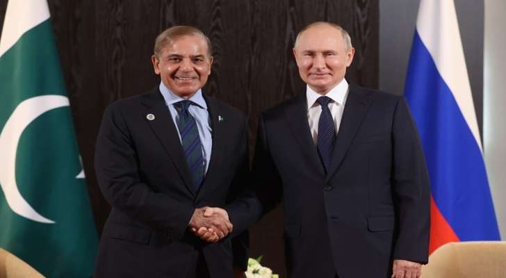 بوتين: العلاقات بين روسيا وباكستان تتطور بطريقة عملية وودية