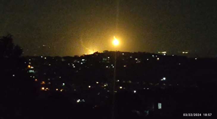 "النشرة": قصف اسرائيلي على اطراف عيترون وقنابل مضيئة فوق العباسية الحدودية والوزاني ووطى الخيام