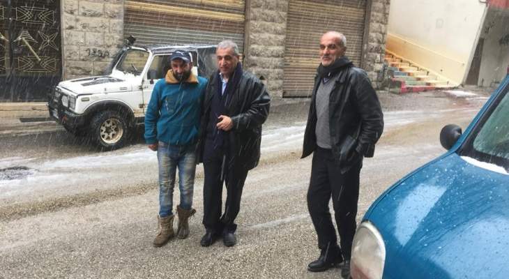 هاشم: الحاجة ملحة لتأمين مركز دائم لإزالة الثلوج في قرى العرقوب 