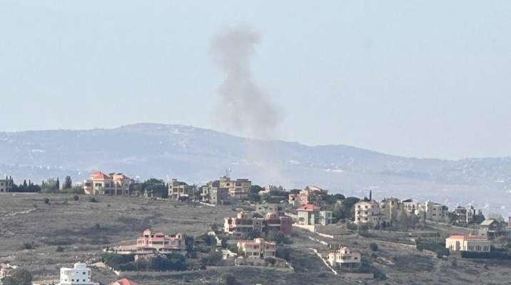 "النشرة": قصف إسرائيلي استهدف وسط بلدة مركبا ووادي السلوقي بين حولا ومجدل سلم