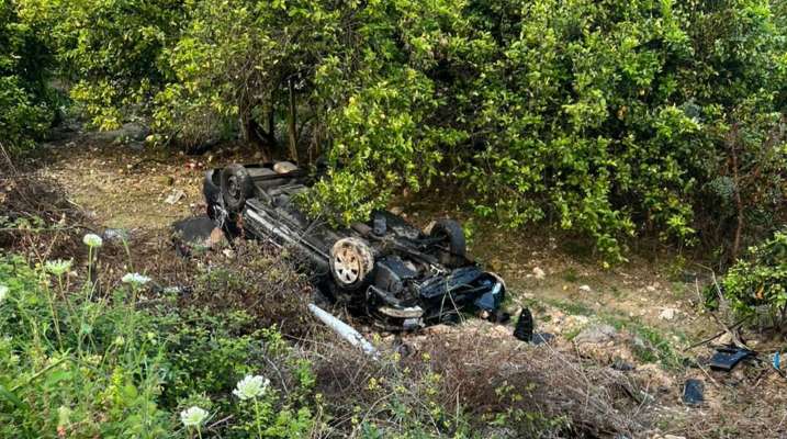 "النشرة": 3 إصابات إثر حادث سير في وادي الزرارية في جنوب لبنان