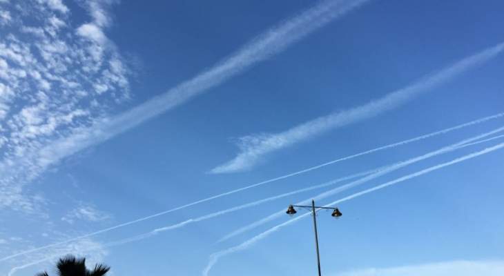 النشرة: الطيران الحربي الإسرائيلي يحلق على علو متوسط فوق مناطق كسروان