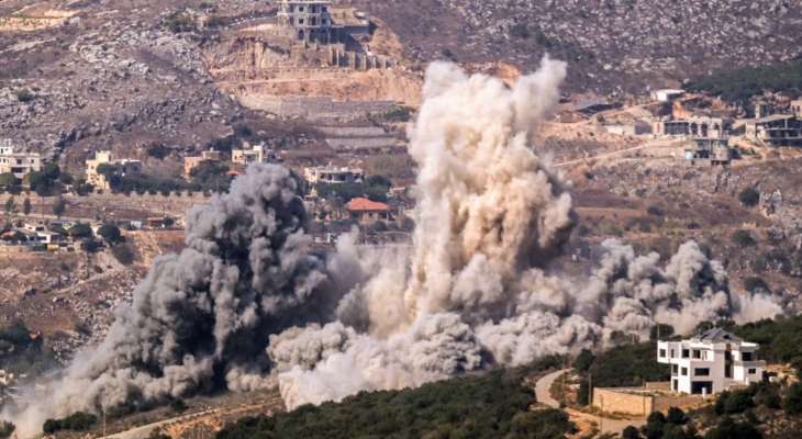 "النشرة": الجيش الإسرائيلي نفذ تفجيراً كبيراً وسط بلدة ميس الجبل