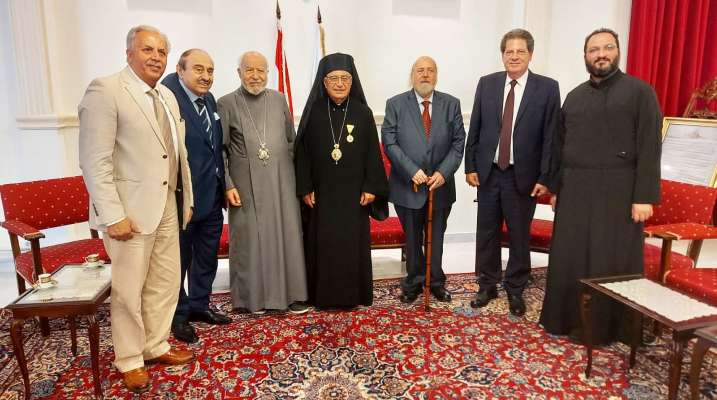 رئيس المنظمة العالمية لحوار الأديان أطلع البطريرك العبسي على نتائج المؤتمر الـ21 للمنظمة في لبنان