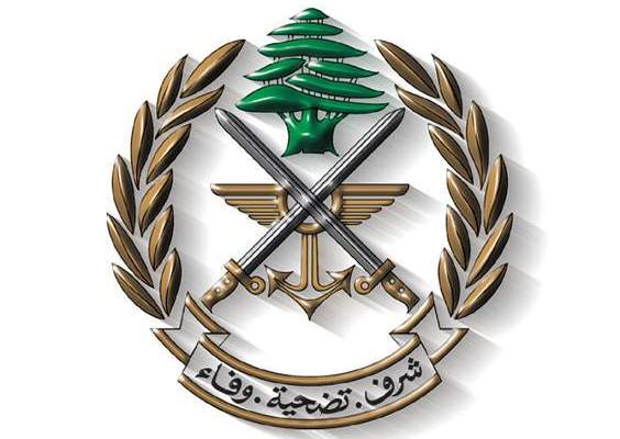الجيش: توقيف المدعو علي شهاب اسماعيل بمداهمات في بريتال