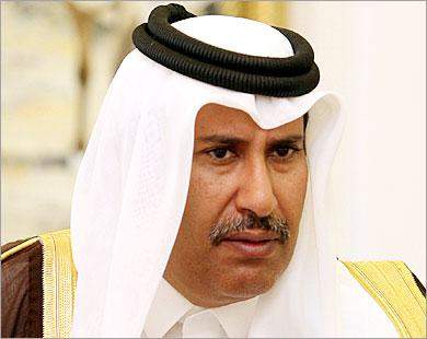 حمد بن جاسم: لاتخاذ اجراءات لوقف عمليات استهداف السفن التجارية في مياه الخليج