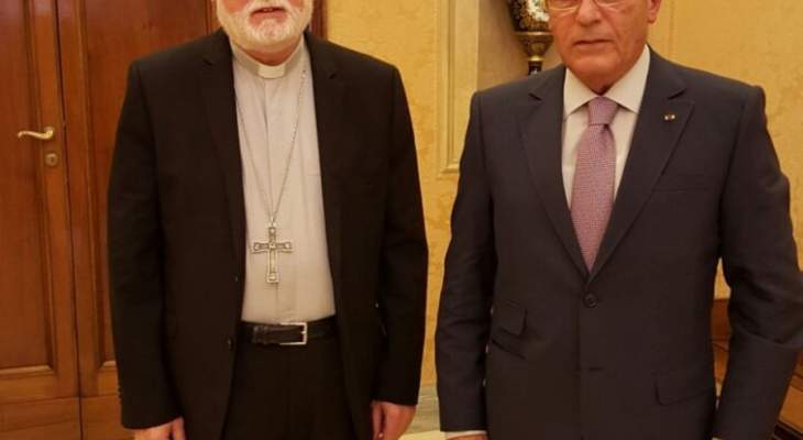 غلاغير أثنى على دور الراعي بتعميق دور المسيحيين بالشرق:لا خوف على لبنان