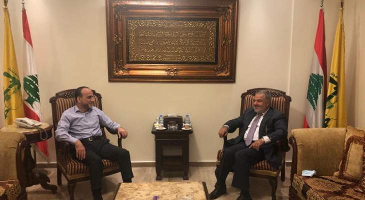 عميد الخارجية بالقومي التقى مسؤول العلاقات الخارجية في حزب الله
