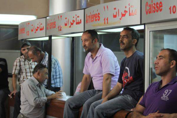النشرة: اشكال بسيط أثناء اعتصام المياومين أمام مكتب كمال حايك