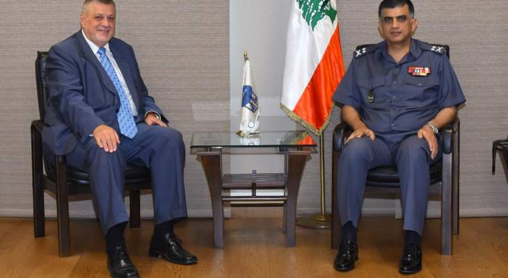 اللواء عثمان عرض مع سفير الاتحاد الاوروبي في لبنان وكوبيش الاوضاع بالبلاد