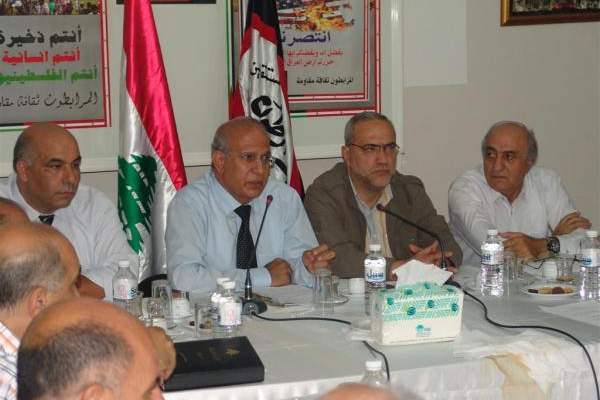 لقاء الاحزاب بحاصبيا: لدعم اجهزة الامن للحفاظ على أمن وسلامة المنطقة