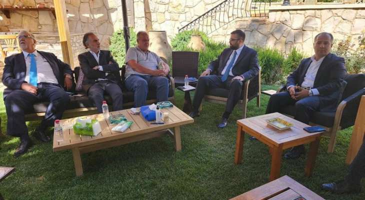 أحمد الحريري التقى بوشكيان وبحث مع لويس لحود أوضاع القطاع الزراعي في لبنان