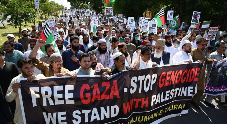 ستة قتلى في انفجار خلال مسيرة تأييد للفلسطينيين في جنوب غرب باكستان 