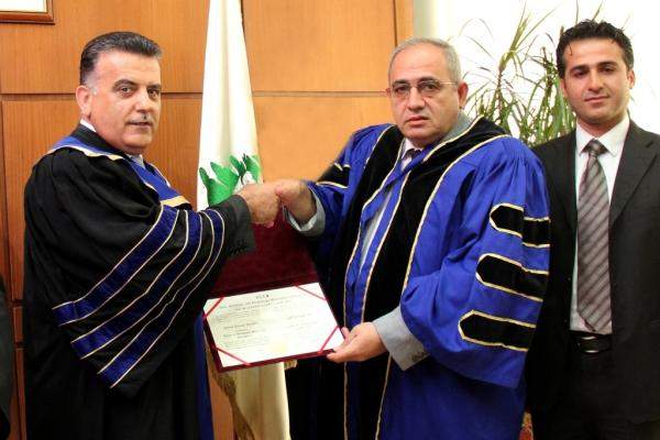 الجامعة اللبنانية للآداب والعلوم منحت اللواء عباس إبراهيم دكتوراه فخرية