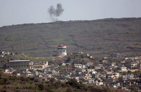 الجيش الاسرائيلي يعلن عن اسقاط هدف في أجواء الجولان السوري
