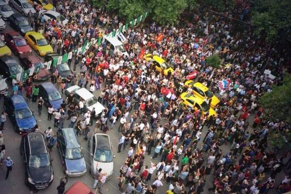 تجدد المظاهرات في ميدان &quot;تقسيم&quot; في اسطنبول في تركيا