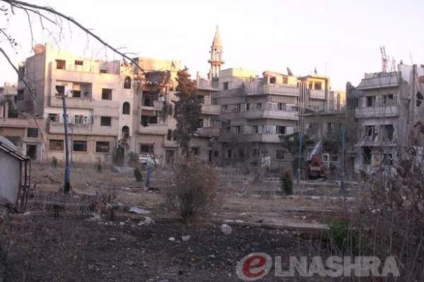 &quot;النشرة&quot; تعرض صوراً لحي الخالدية في حمص بعد دخول الجيش السوري اليه