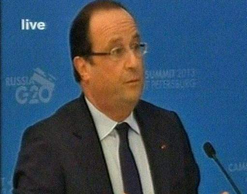 الرئيس الفرنسي يستقبل رئيس الائتلاف السوري المعارض بقصر الإليزيه